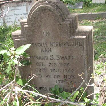 SWART Wynand S. 1926-1940