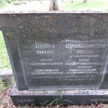 STEELE Mungo 1873-1950 & Margaret Anne CARRUTHERS 1876-1950