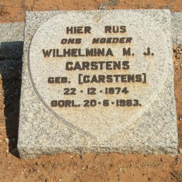CARSTENS Wilhelmina M.J. nee CARSTENS 1874-1963