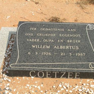 COETZEE Willem Albertus 1926-1987