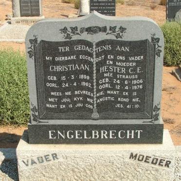 ENGELBRECHT Christiaan 1899-1962 &amp; Hester C.E. STRAUSS 1906-1976