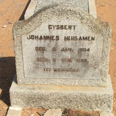 HUISAMEN Gysbert Johannes 1904-1952