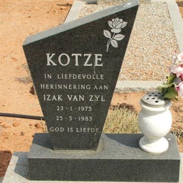KOTZE Izak van Zyl 1975-1983