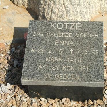 KOTZÉ Enna 1916-1999