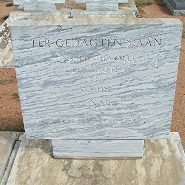 NAGEL C.S. 1921-1977 