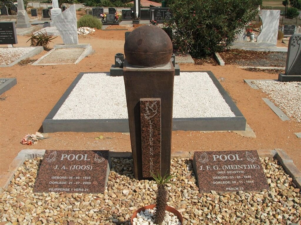 POOL J.A. 1935-2005 &amp; J.F.G. GEUSTYN 1940-1988