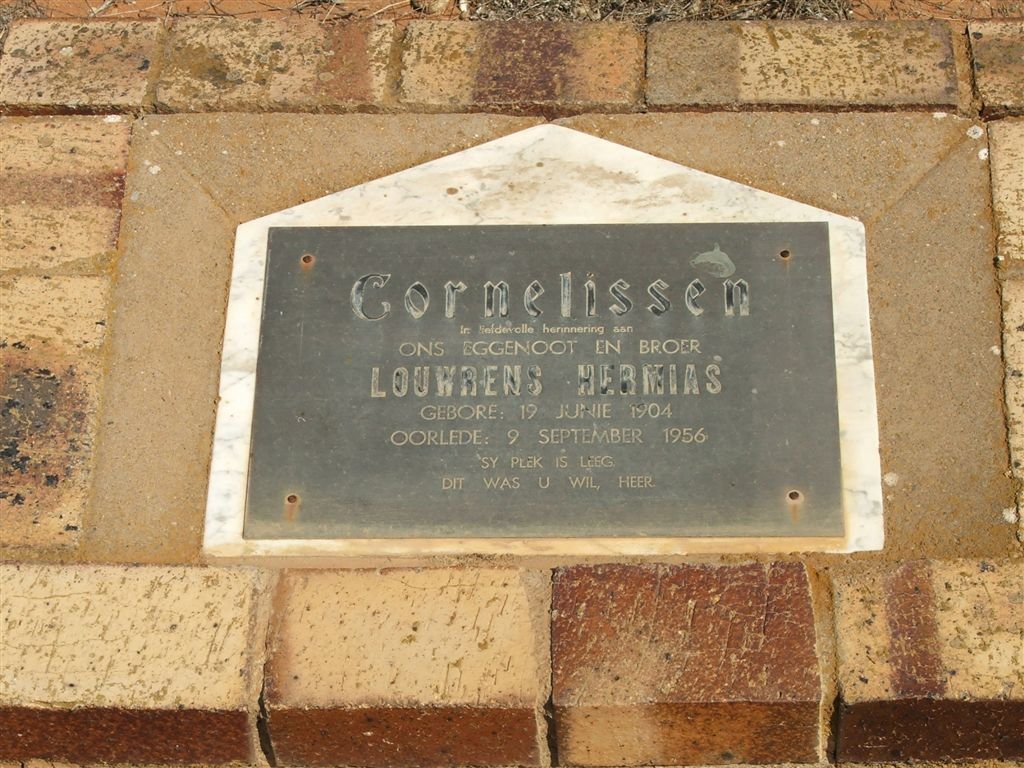 ROUX Louwrens Hermias, le 1904-1956