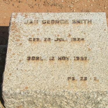 SMITH Jan George 1924-1952