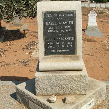 SMITH Karel A. 1907-1955 &amp; Gloudina M. 1900-1974