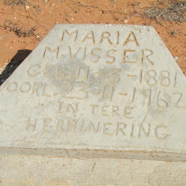 VISSER Maria M 1881-1962