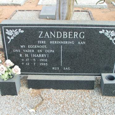 ZANDBERG R.H. 1902-1985