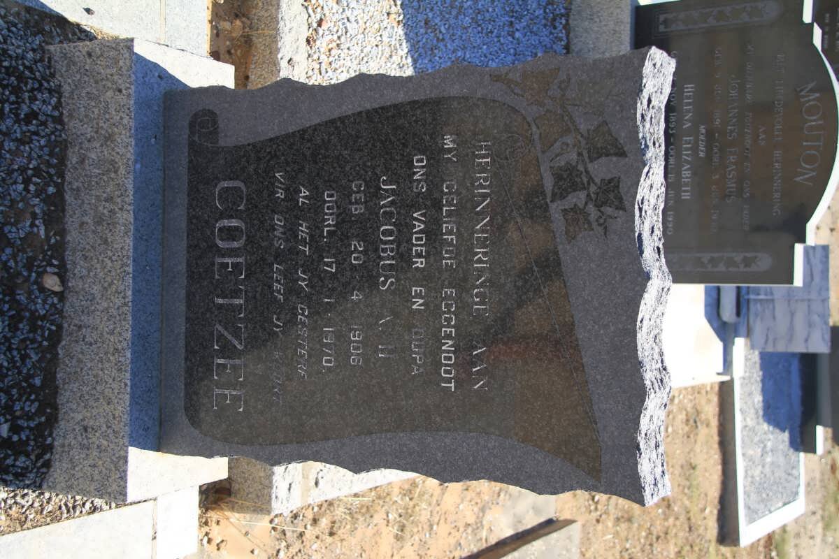 COETZEE Jacobus A. H. 1906-1970