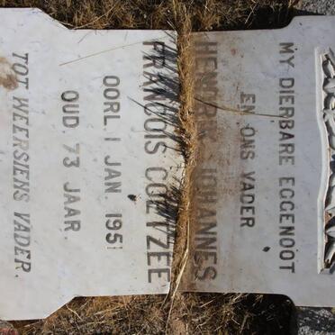 COETZEE Hendrik Johannes Francois -1951