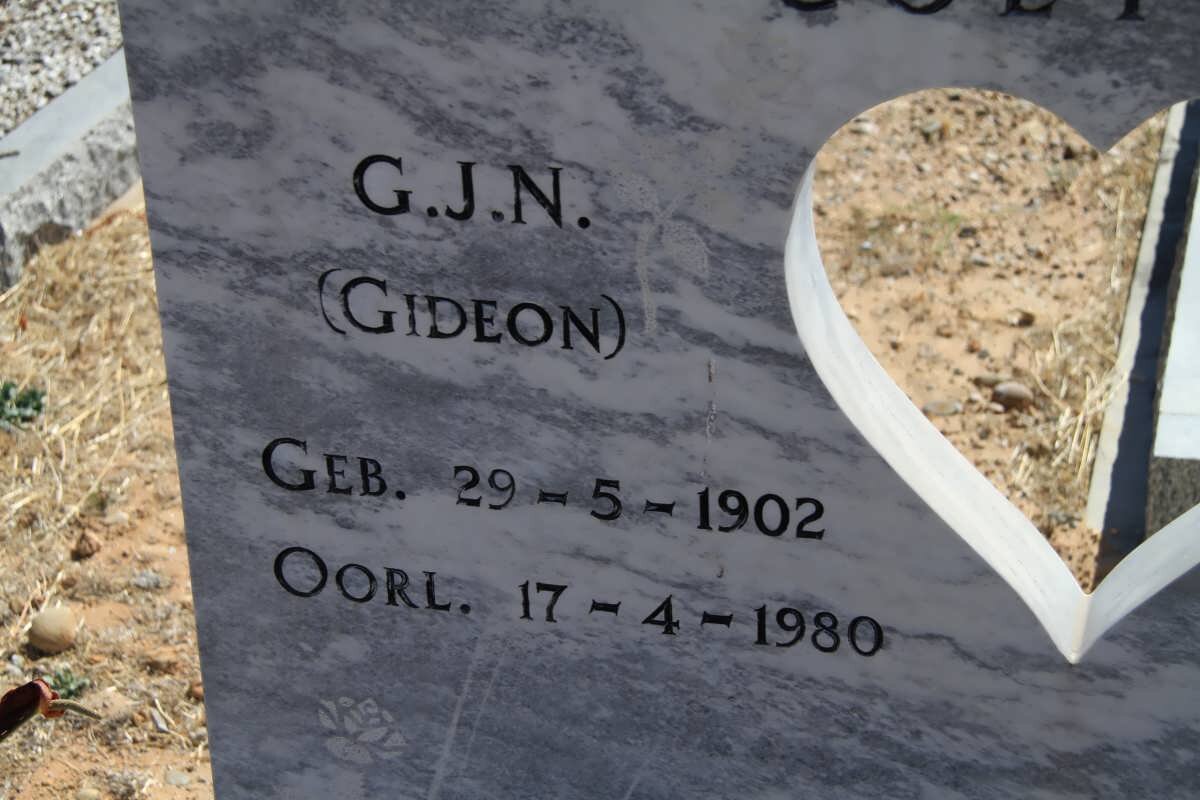 COETZEE G.J.N. 1902-1980