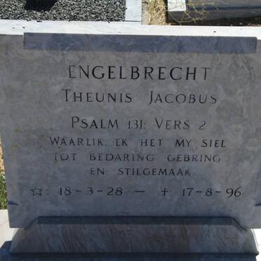 ENGELBRECHT Theunis Jacobus 1928-1996