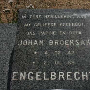 ENGELBRECHT Johan Broeksak 1942-1989