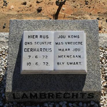 LAMBRECHTS Gerhardus 1972-1972