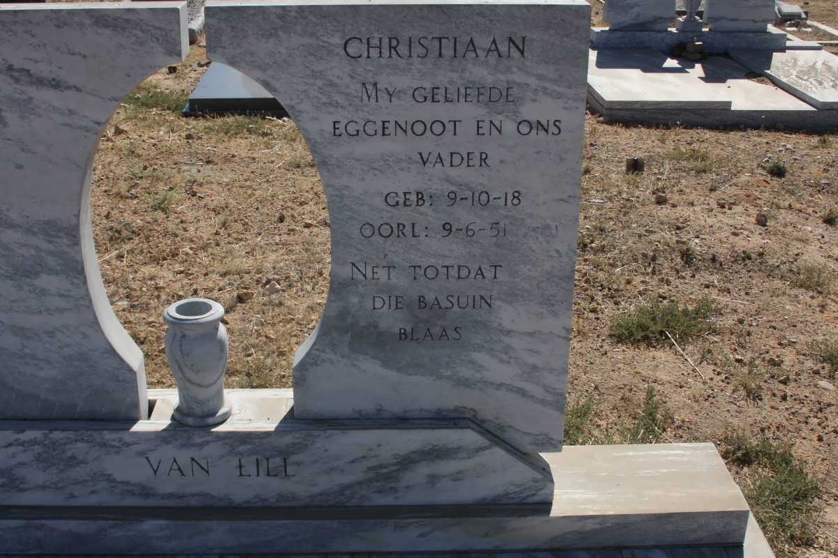 LILL Christiaan, van 1918-1951