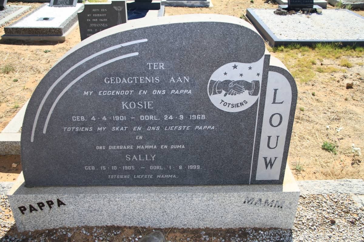 LOUW Kosie 1901-1968 &amp; Sally 1905-1999