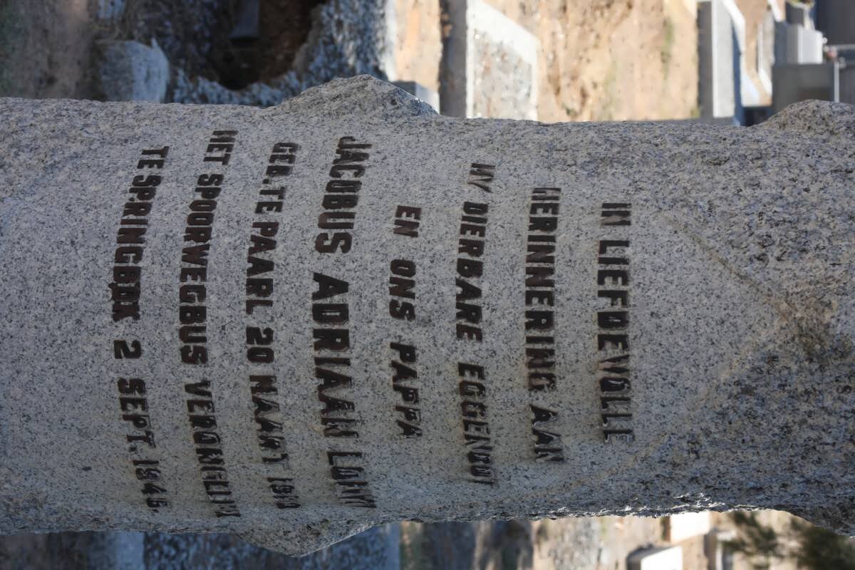 LOUW Jacobus Adriaan 1910-1946