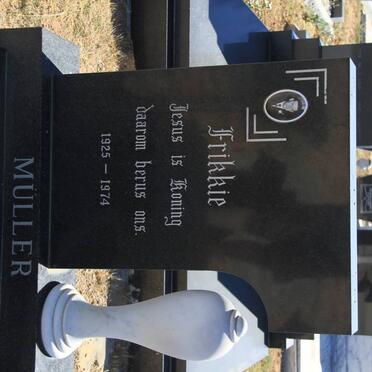MULLER Frikkie 1925-1974