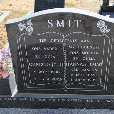 SMIT C.J. 1930-2006 &amp; J.M.W. BASSON 1928-1995