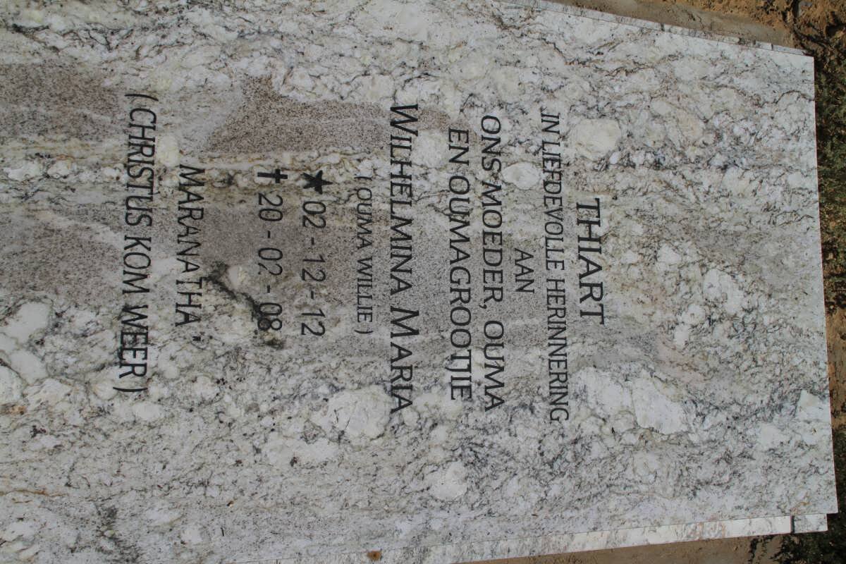 THIART Wilhelmina Maria 1912-2008