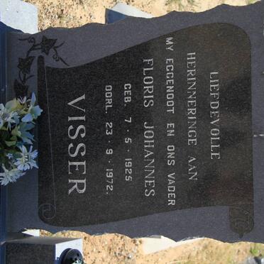 VISSER Floris Johannes 1925-1972