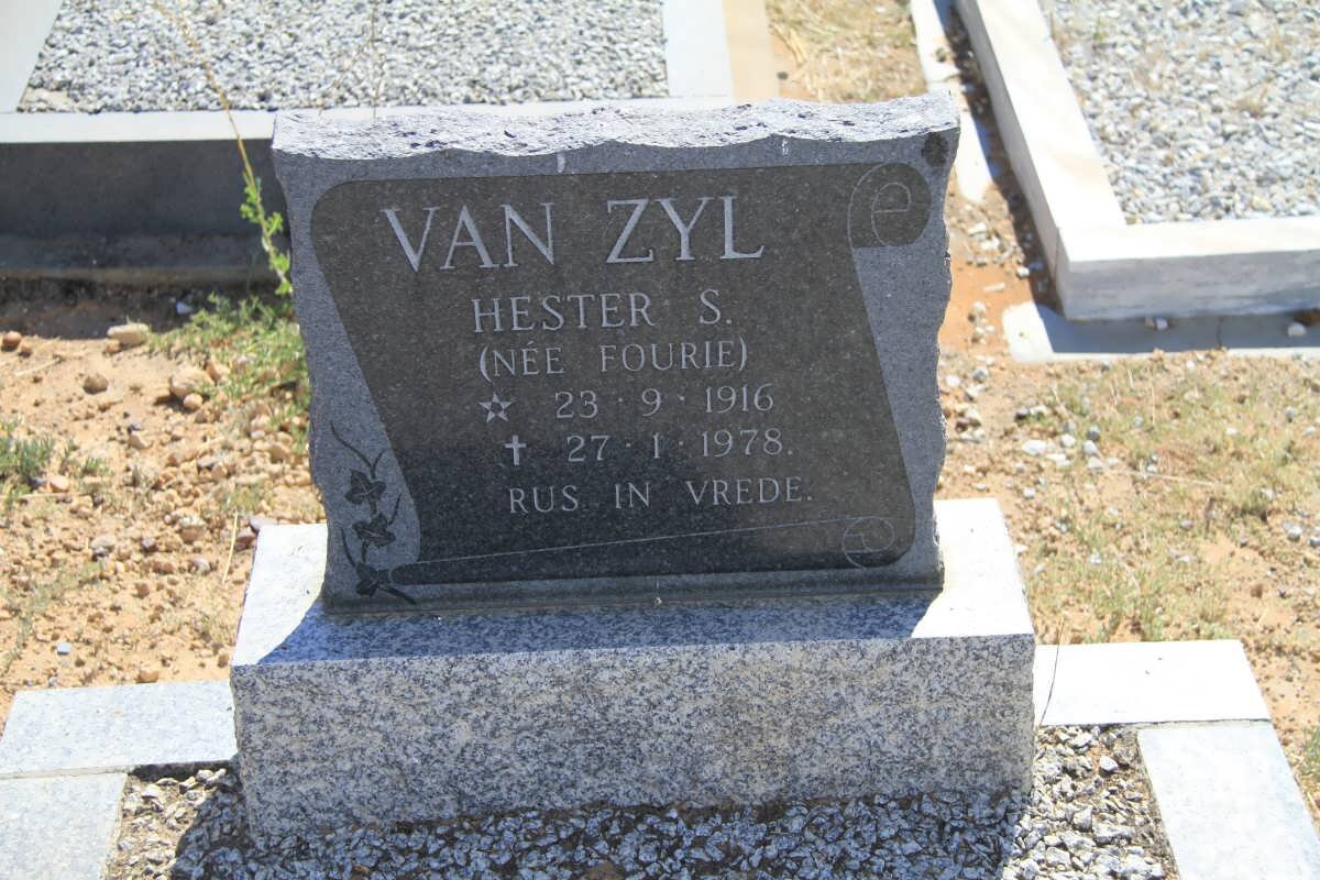 ZYL Hester S., van nee FOURIE 1916-1978