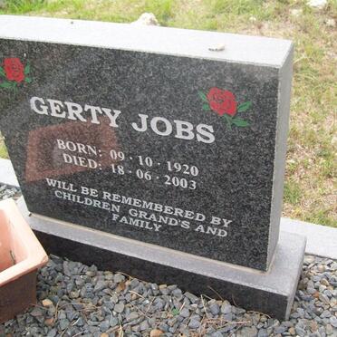JOBS Gerty 1920-2003