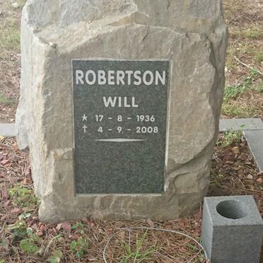 ROBERTSON Will 1936-2008