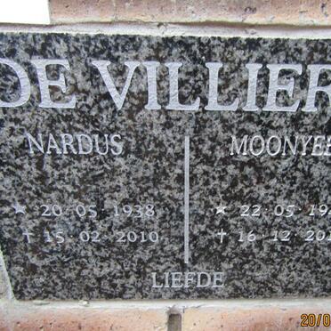 VILLIERS Nardus, de 1938-2010 &amp; Moonyeen 1941-2014