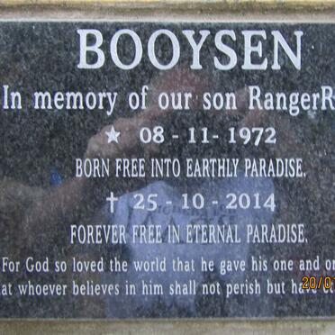 BOOYSEN Ranger Riaan 1972-2014