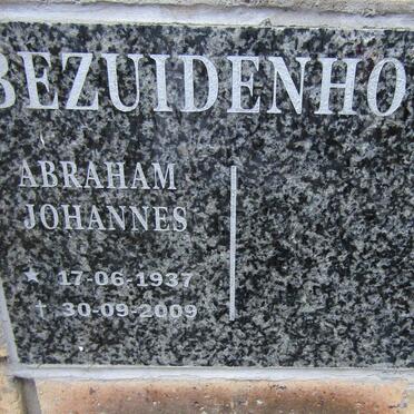 BEZUIDENHOUT Abraham Johannes 1937-2009