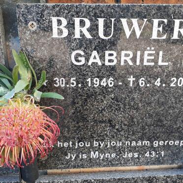 BRUWER Gabriel 1946-2019