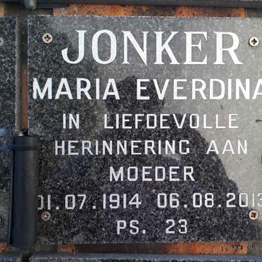 JONKER Maria Everdina 1914-2013