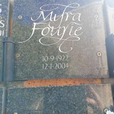 FOURIE Myra 1922-2004