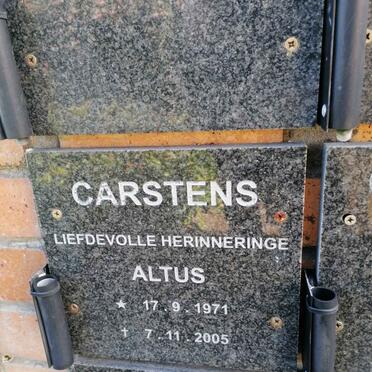 CARSTENS Altus 1971-2005