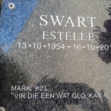 SWART Estelle 1954-2014