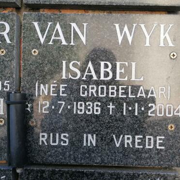 WYK Isabel, van nee GROBELAAR 1936-2004