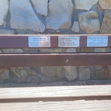 KOTZE Johan 1949-2014 :: DU PLESSIS Lourens 1973-2013 :: DU PLESSIS Mignon 1982-1984 