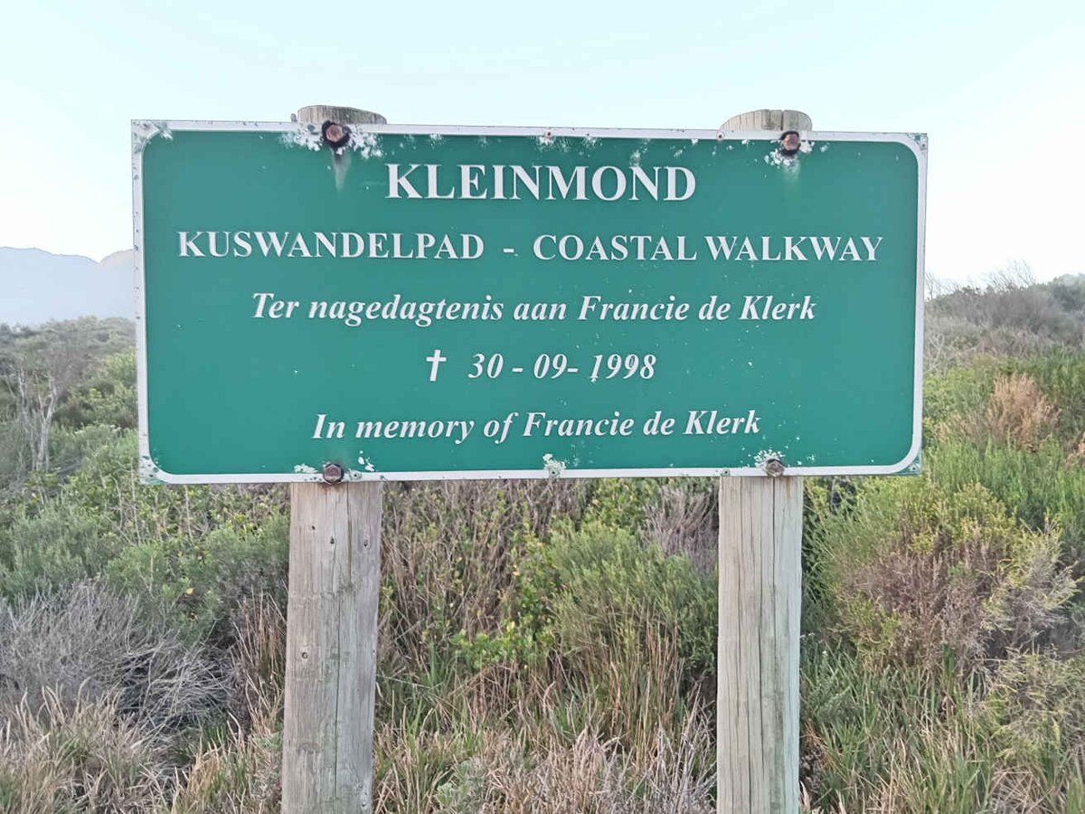 KLERK Francie, de -1998