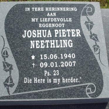 NEETHLING Joshua Pieter 1940-2007