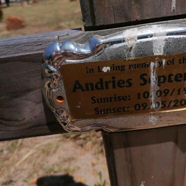 SEPTEMBER Andries 1968-2019