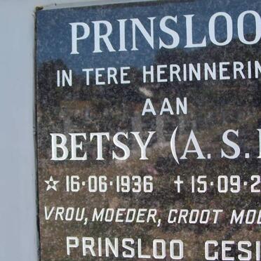 PRINSLOO A.S.E. 1936-2005