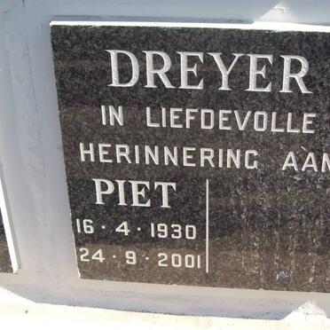 DREYER Piet 1930-2001