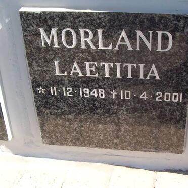 MORLAND Laetitia 1948-2001