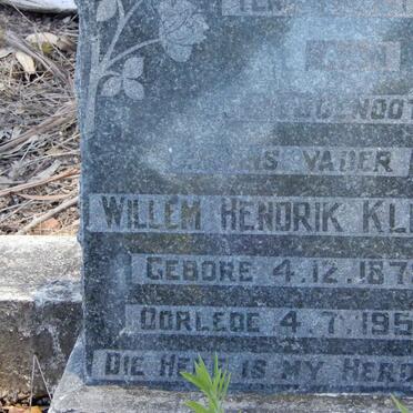 KLEYN Willem Hendrik 1879-1959