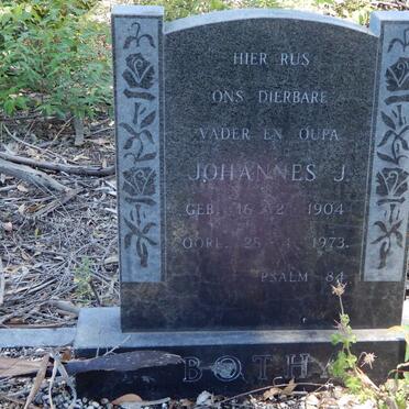 BOTHA Johannes J. 1904-1973