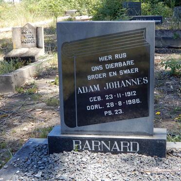 BARNARD Adam Johannes 1912-1986
